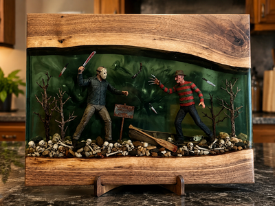 Horror Resin Cutting Boards